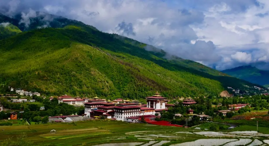 Bhutan Himalayas mountain landscape