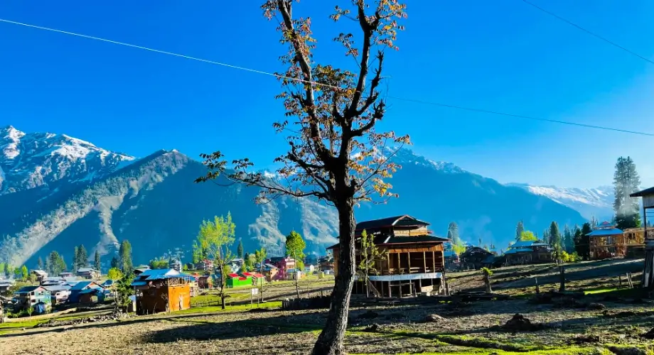 Nepal village scenic view