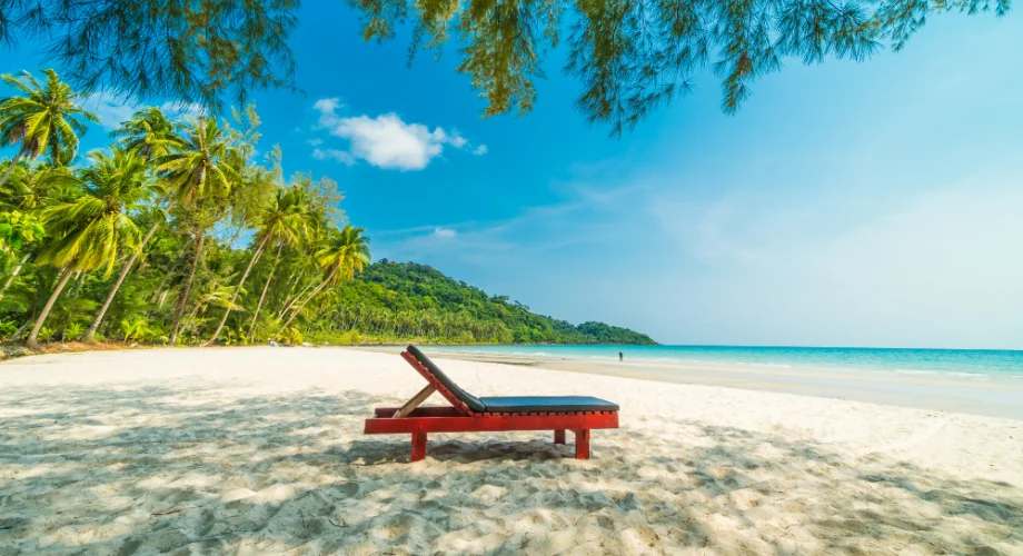 Thailand tropical beach and island landscape