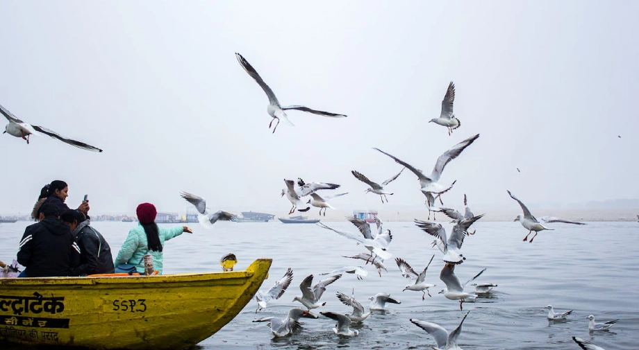 boat ride in ganga